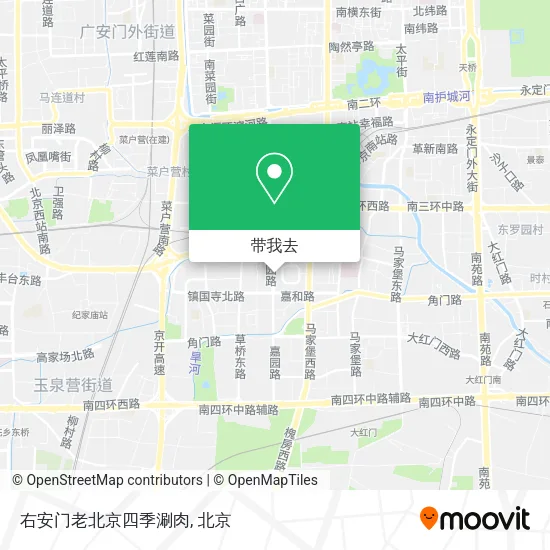 右安门老北京四季涮肉地图