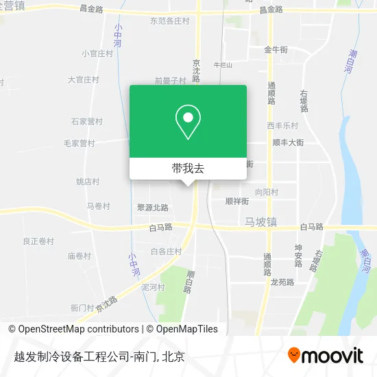 越发制冷设备工程公司-南门地图