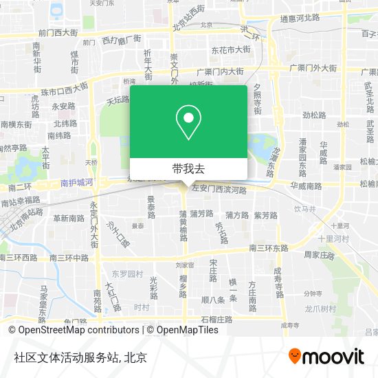 社区文体活动服务站地图