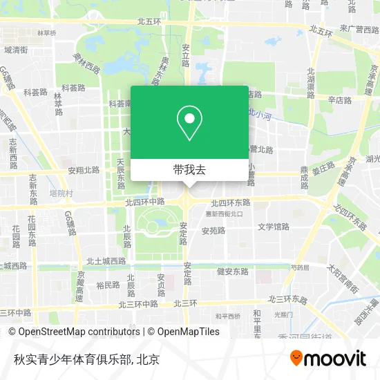 秋实青少年体育俱乐部地图