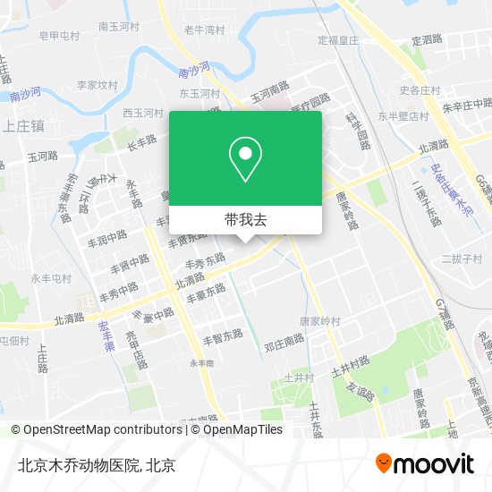 北京木乔动物医院地图