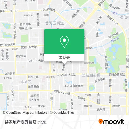 链家地产春秀路店地图