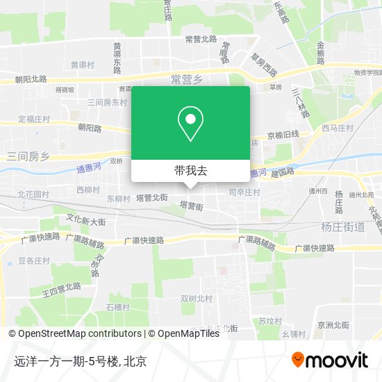 远洋一方一期-5号楼地图