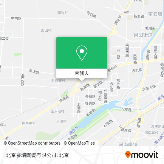 北京赛瑞陶瓷有限公司地图