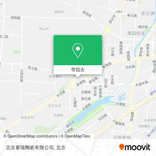 北京赛瑞陶瓷有限公司地图