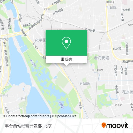 丰台西站经营开发部地图