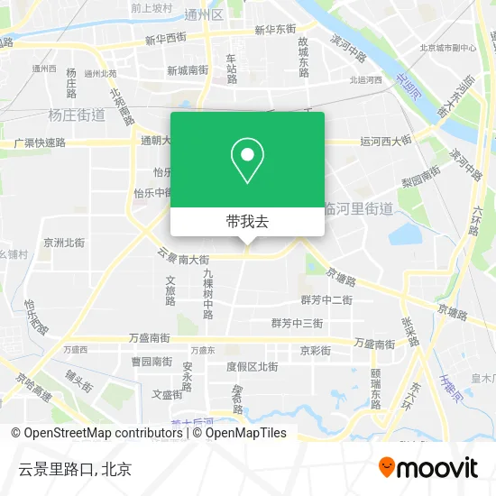 云景里路口地图