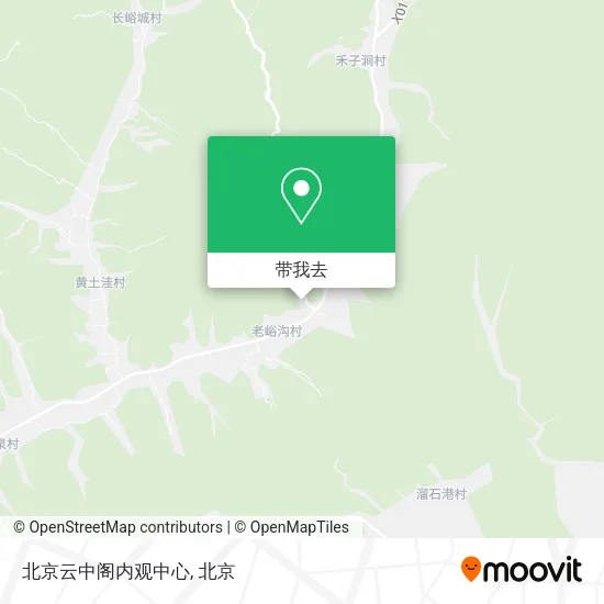 北京云中阁内观中心地图