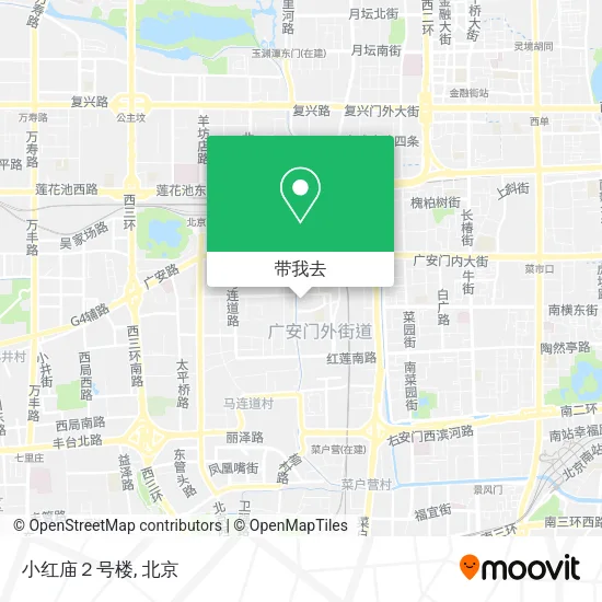 小红庙２号楼地图