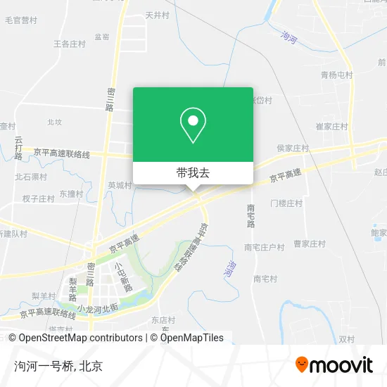 泃河一号桥地图