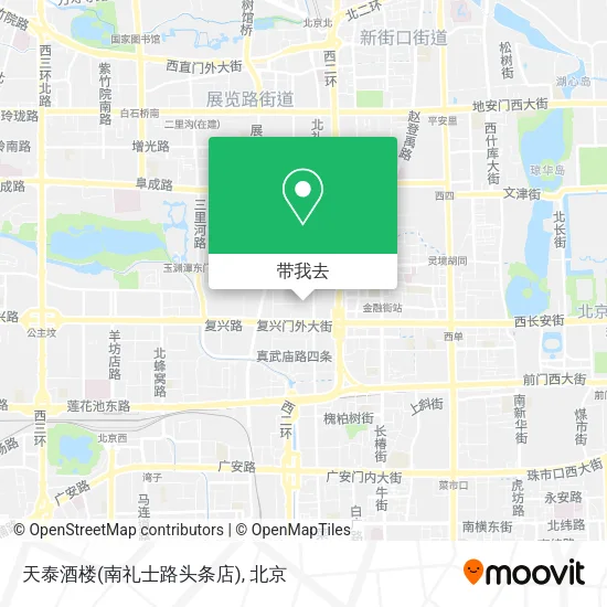 天泰酒楼(南礼士路头条店)地图