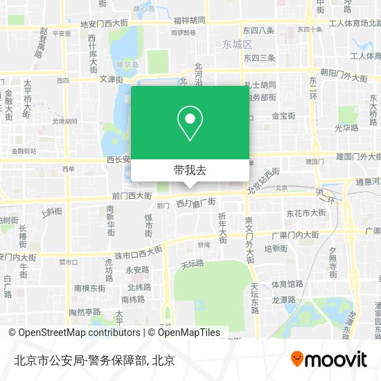 北京市公安局-警务保障部地图