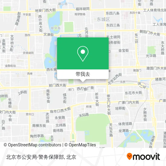 北京市公安局-警务保障部地图