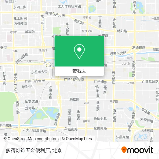 多蓓灯饰五金便利店地图