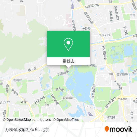 万柳镇政府社保所地图