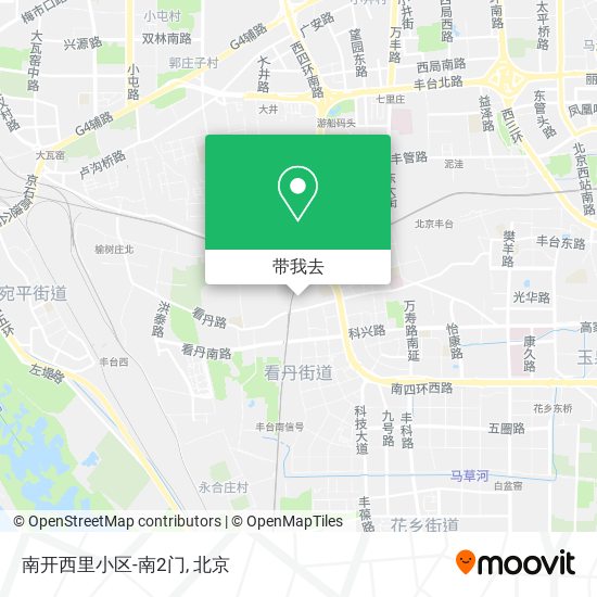 南开西里小区-南2门地图