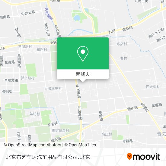 北京布艺车居汽车用品有限公司地图