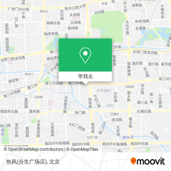 热风(合生广场店)地图