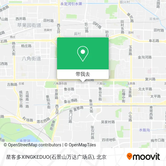 星客多XINGKEDUO(石景山万达广场店)地图