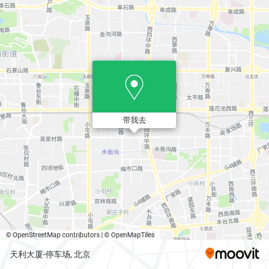 天利大厦-停车场地图