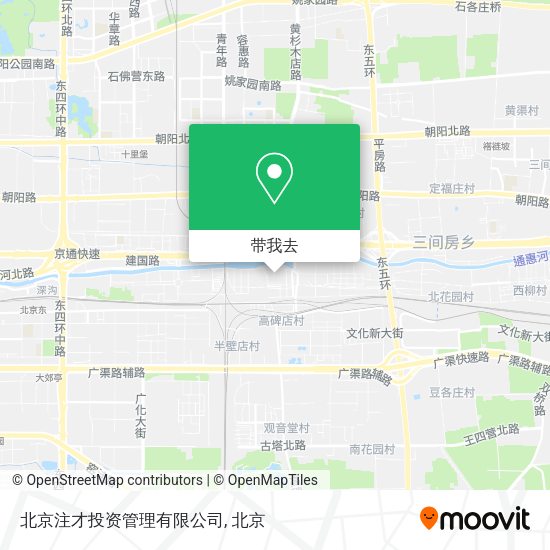 北京注才投资管理有限公司地图
