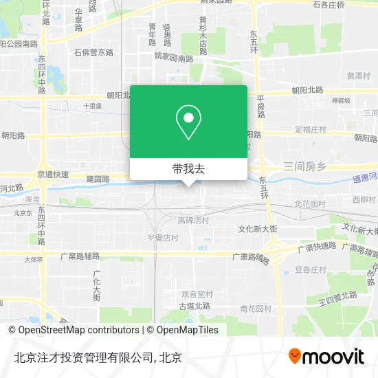 北京注才投资管理有限公司地图