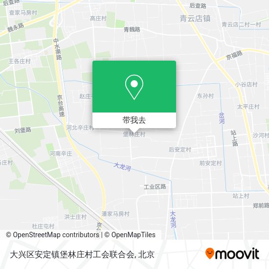 大兴区安定镇堡林庄村工会联合会地图