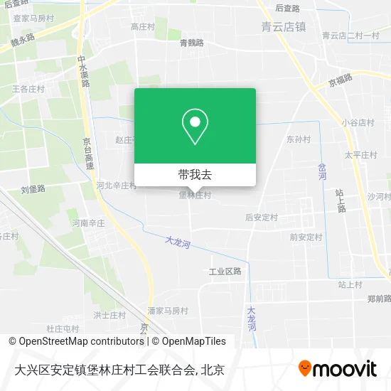 大兴区安定镇堡林庄村工会联合会地图