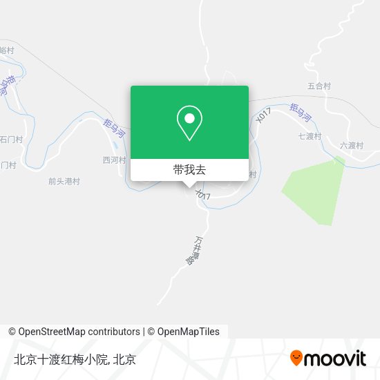 北京十渡红梅小院地图