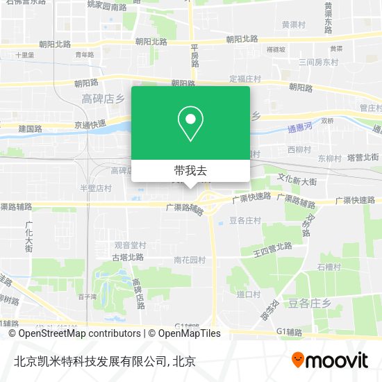 北京凯米特科技发展有限公司地图