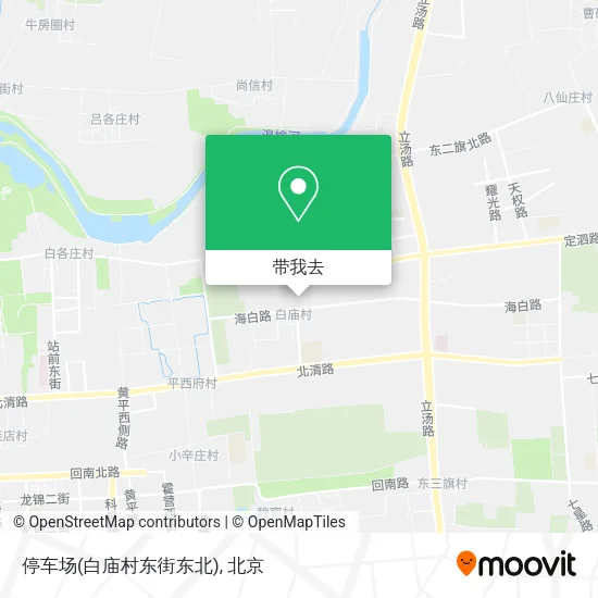 停车场(白庙村东街东北)地图