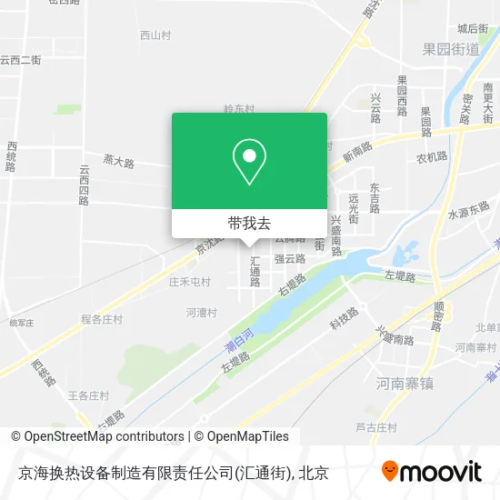 京海换热设备制造有限责任公司(汇通街)地图
