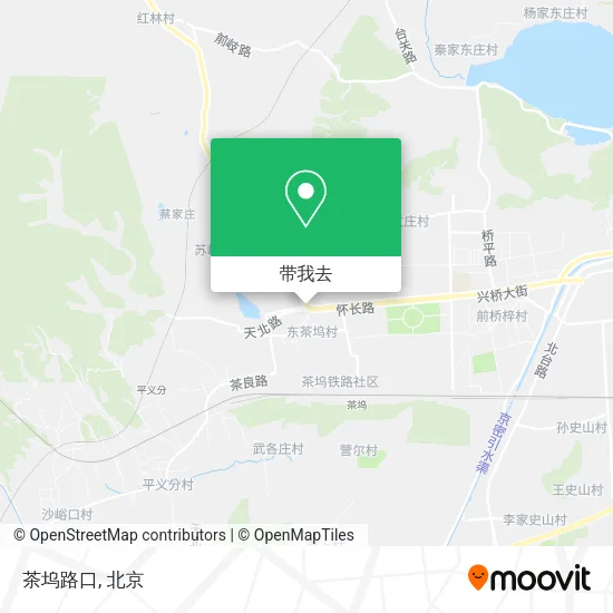 茶坞路口地图