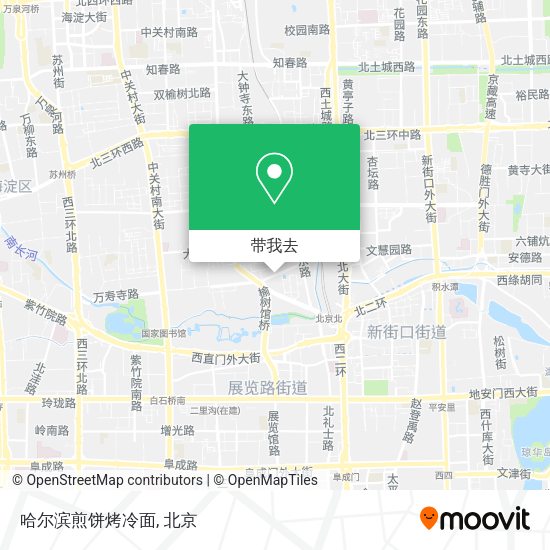 哈尔滨煎饼烤冷面地图