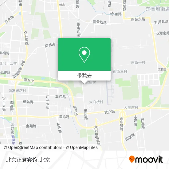 北京正君宾馆地图