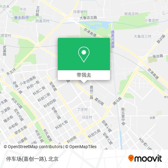 停车场(嘉创一路)地图