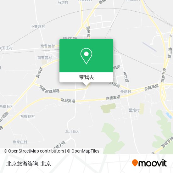 北京旅游咨询地图
