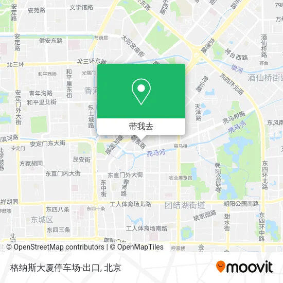 格纳斯大厦停车场-出口地图