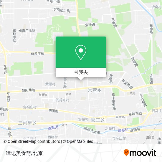 谭记美食斋地图
