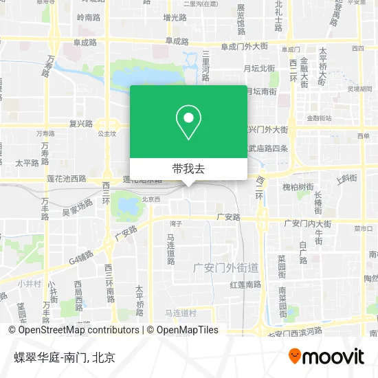蝶翠华庭-南门地图