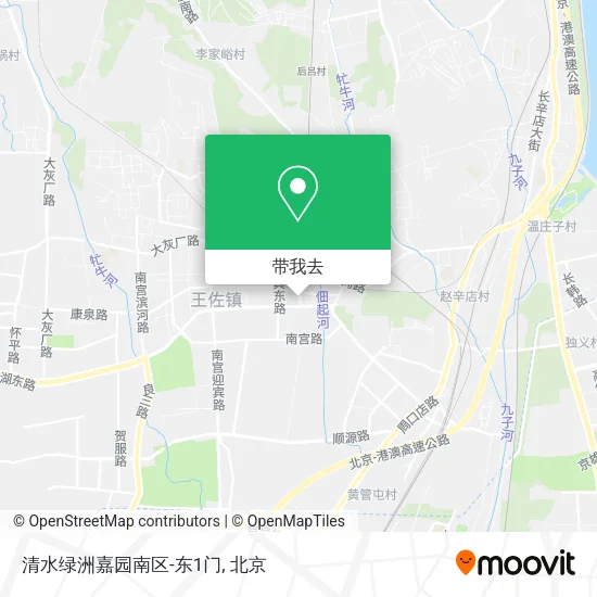 清水绿洲嘉园南区-东1门地图