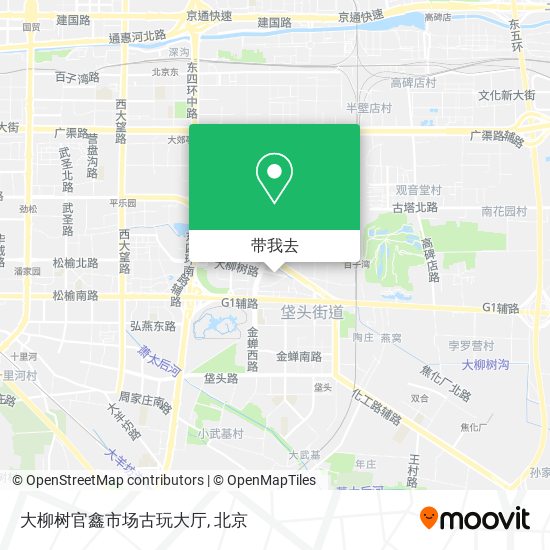 大柳树官鑫市场古玩大厅地图