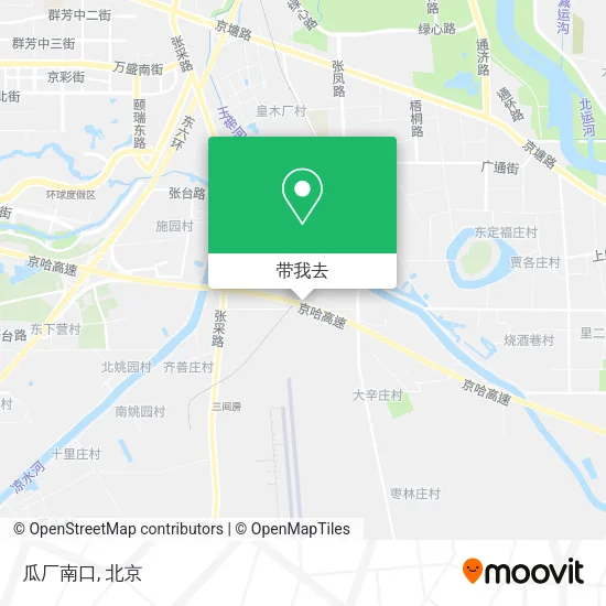 瓜厂南口地图
