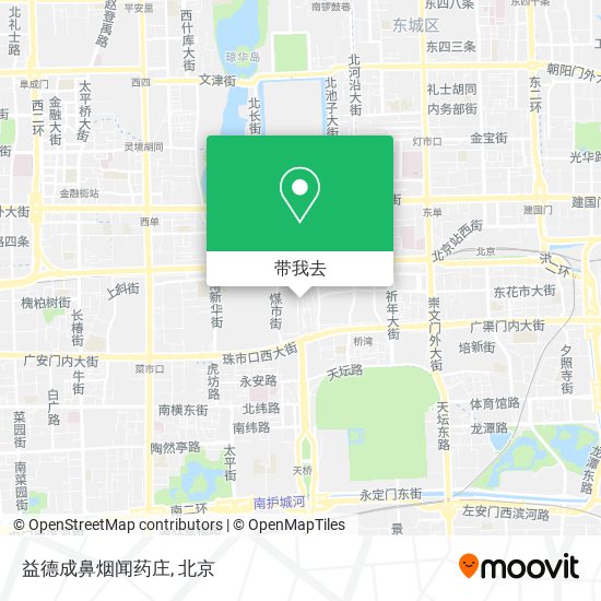 益德成鼻烟闻药庄地图