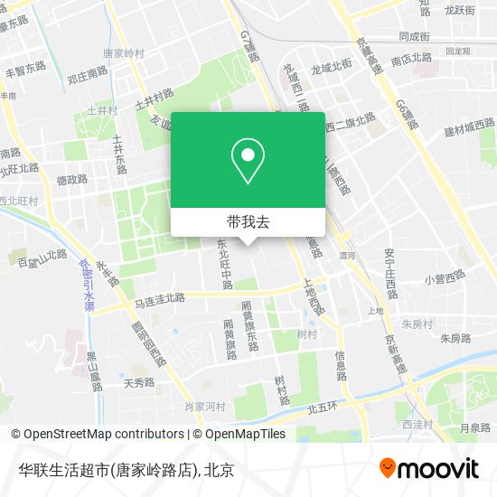 华联生活超市(唐家岭路店)地图