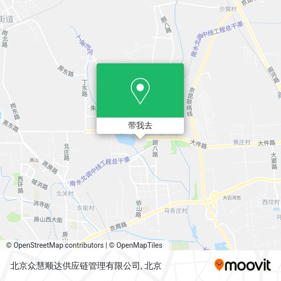 北京众慧顺达供应链管理有限公司地图