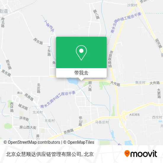 北京众慧顺达供应链管理有限公司地图