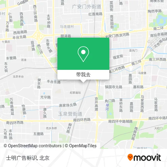 士明广告标识地图
