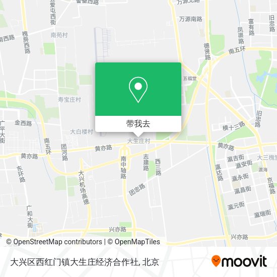 大兴区西红门镇大生庄经济合作社地图