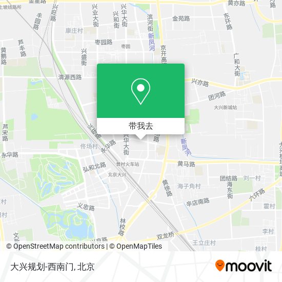 大兴规划-西南门地图